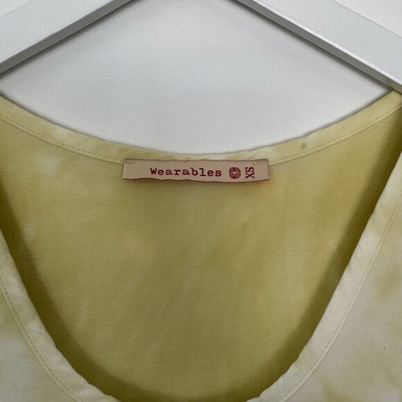 XCVI Wearables Twill Rayden Tank Tie Dye Frayed Hem Lightweight Pristine XS - Picture 5 of 9